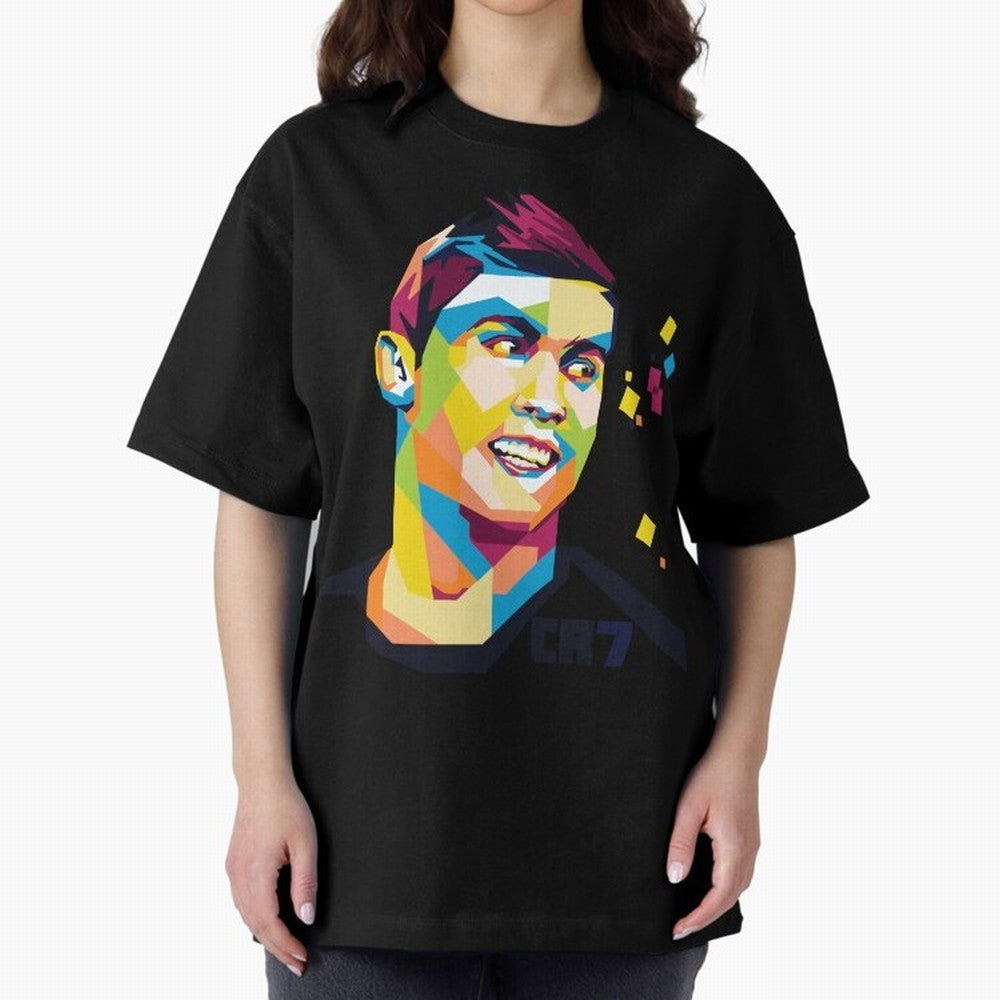 Cristiano Ronaldo Oversized T-Shirt Support Your Favorite Stars during FIFA World Cup 2026 Spirit, with Netherlands, Cristiano Ronaldo, Sports Nostalgia, International Competition, Famous Players and Unforgettable Victories; Built for Supporters