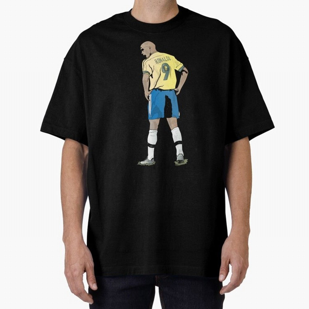 RONALDO NAZARIO 9 Oversized T-Shirt Feel International Energy from FIFA World Cup 2026 USA Canada Mexico Spirit, Centered on Portugal, Spain and Germany, Messi, CR7 and Mbappe, Game Day Rituals, Football Legends, Country Pride and the Road to the