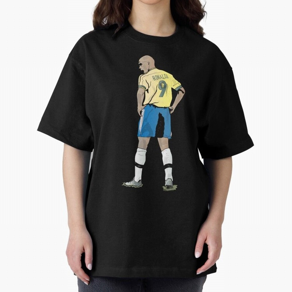 RONALDO NAZARIO 9 Oversized T-Shirt Feel International Energy from FIFA World Cup 2026 USA Canada Mexico Spirit, Centered on Portugal, Spain and Germany, Messi, CR7 and Mbappe, Game Day Rituals, Football Legends, Country Pride and the Road to the