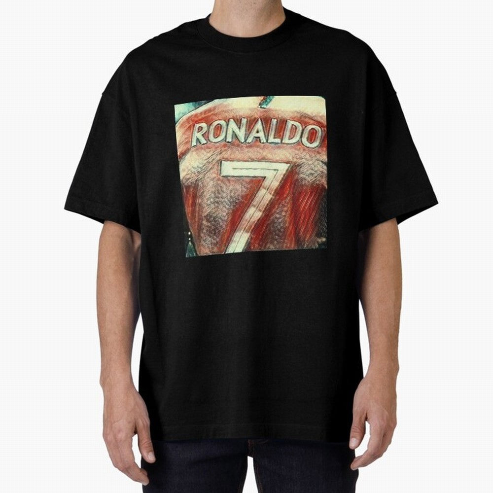 CR7 Oversized T-Shirt Join the Global Buzz around Match Day Hype around FIFA World Cup 2026, Messi, Neymar and Mbappe, Portugal, Supporter Pride, Iconic Celebrations, Legendary Names and Global Match Day Energy; Perfect for Supporters Who Want Bold