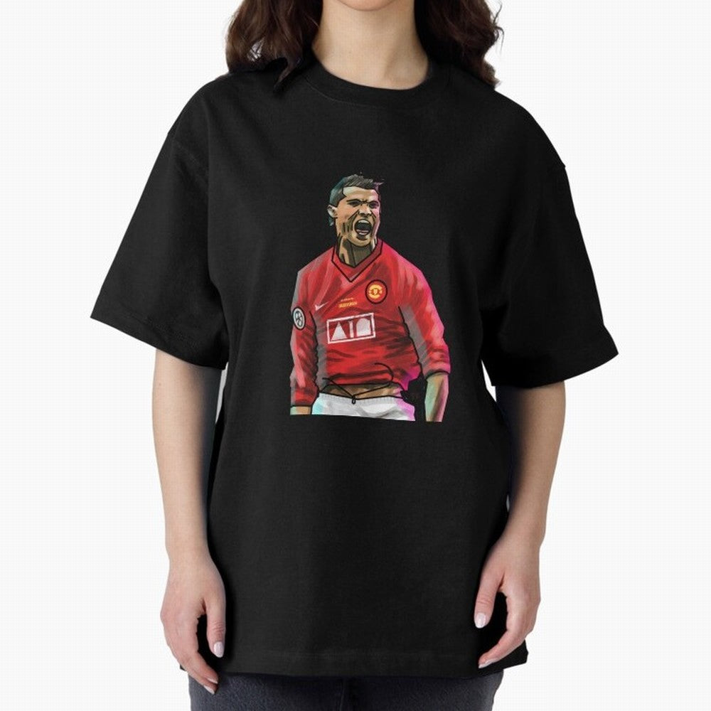 Ronaldo prime Oversized T-Shirt Share the Excitement of Match Day Hype around FIFA World Cup 2026, CR7 and Messi, Portugal, Spain and Germany, Vintage Soccer Flavor, Modern Football Stars, National Flags and Final Night Emotion; Great for
