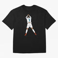 Cristiano Ronaldo Iconic Celebration Oversized T-Shirt Fuel Your Fan Pride for FIFA World Cup 2026 Group Stage Highlighting Messi and Cristiano Ronaldo, Portugal Energy, Football Passion, Legendary Performances, Festival Vibes and Supporter