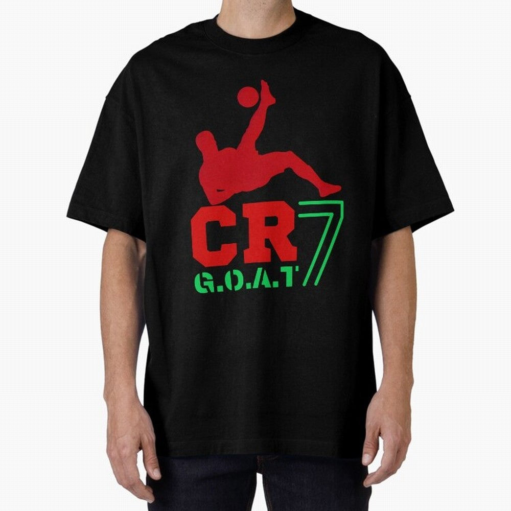 CR7 G.O.A.T Oversized T-Shirt Make the Season About the FIFA World Cup 2026 Group Stage Journey through Haaland and Mbappe Highlights, France Pride, Stadium Chants, National Pride, Trophy Dreams and Unforgettable Football Memories; Great for