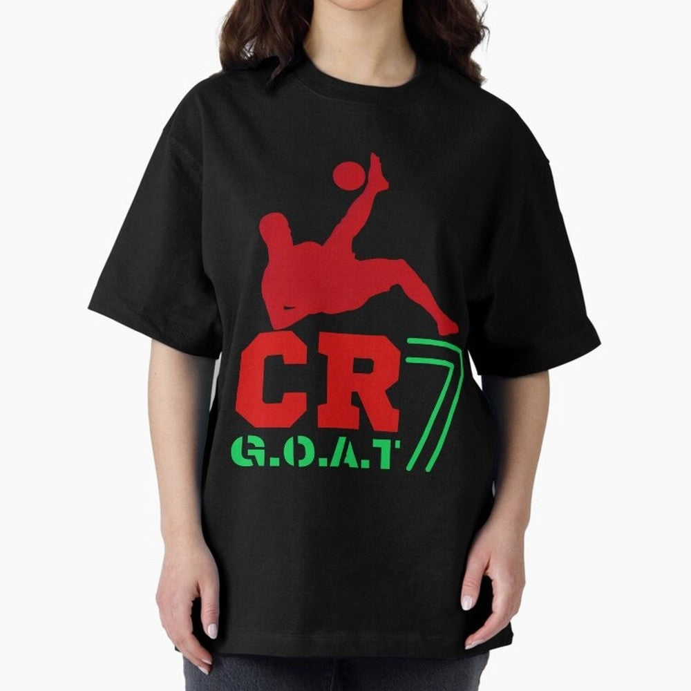CR7 G.O.A.T Oversized T-Shirt Make the Season About the FIFA World Cup 2026 Group Stage Journey through Haaland and Mbappe Highlights, France Pride, Stadium Chants, National Pride, Trophy Dreams and Unforgettable Football Memories; Great for