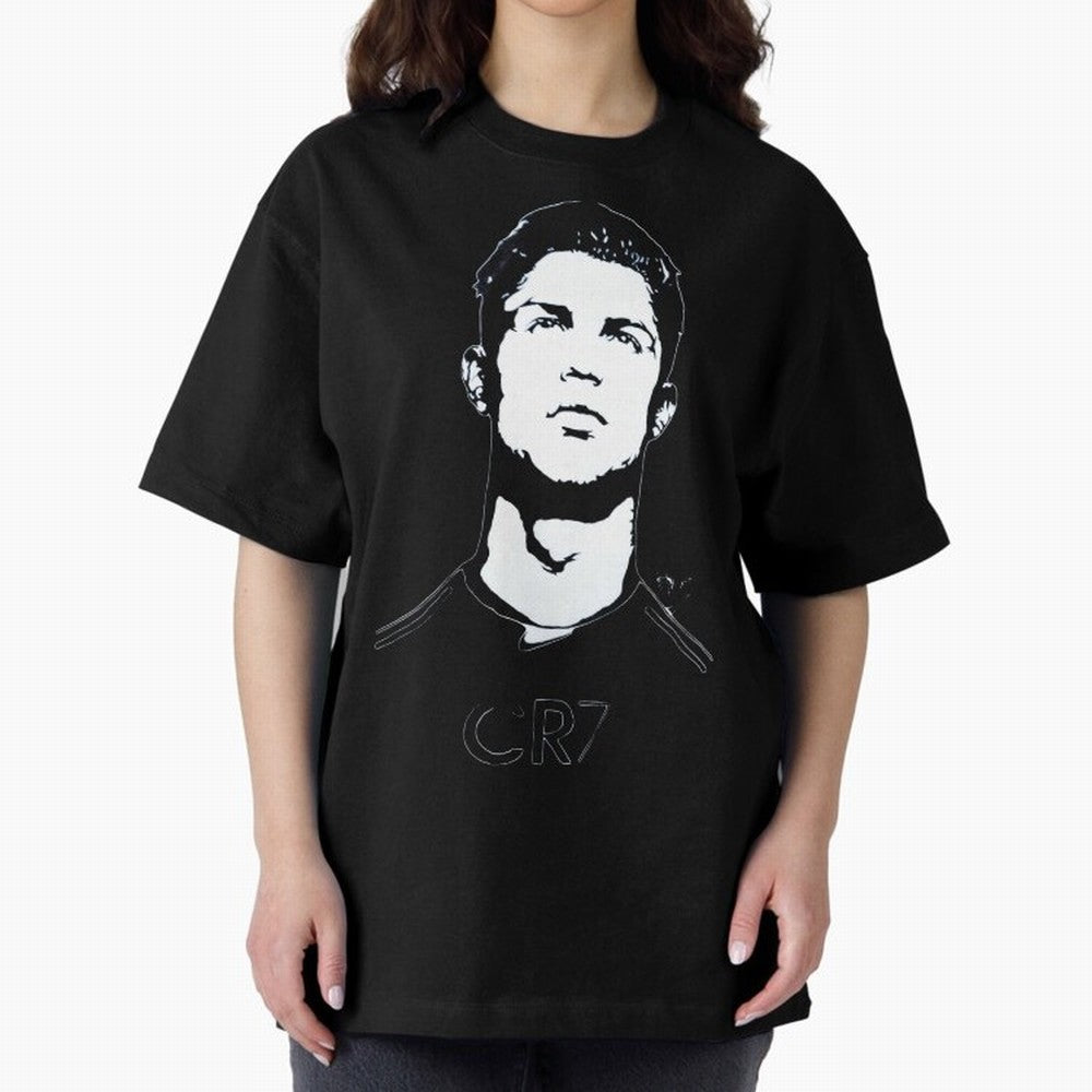 Cristiano Ronaldo Oversized T-Shirt Show Love for Legendary Goals in Match Day Hype around FIFA World Cup 2026, CR7, France and Portugal, Game Day Rituals, Football Legends, Country Pride and the Road to the Final; Made for Collectors Who Enjoy