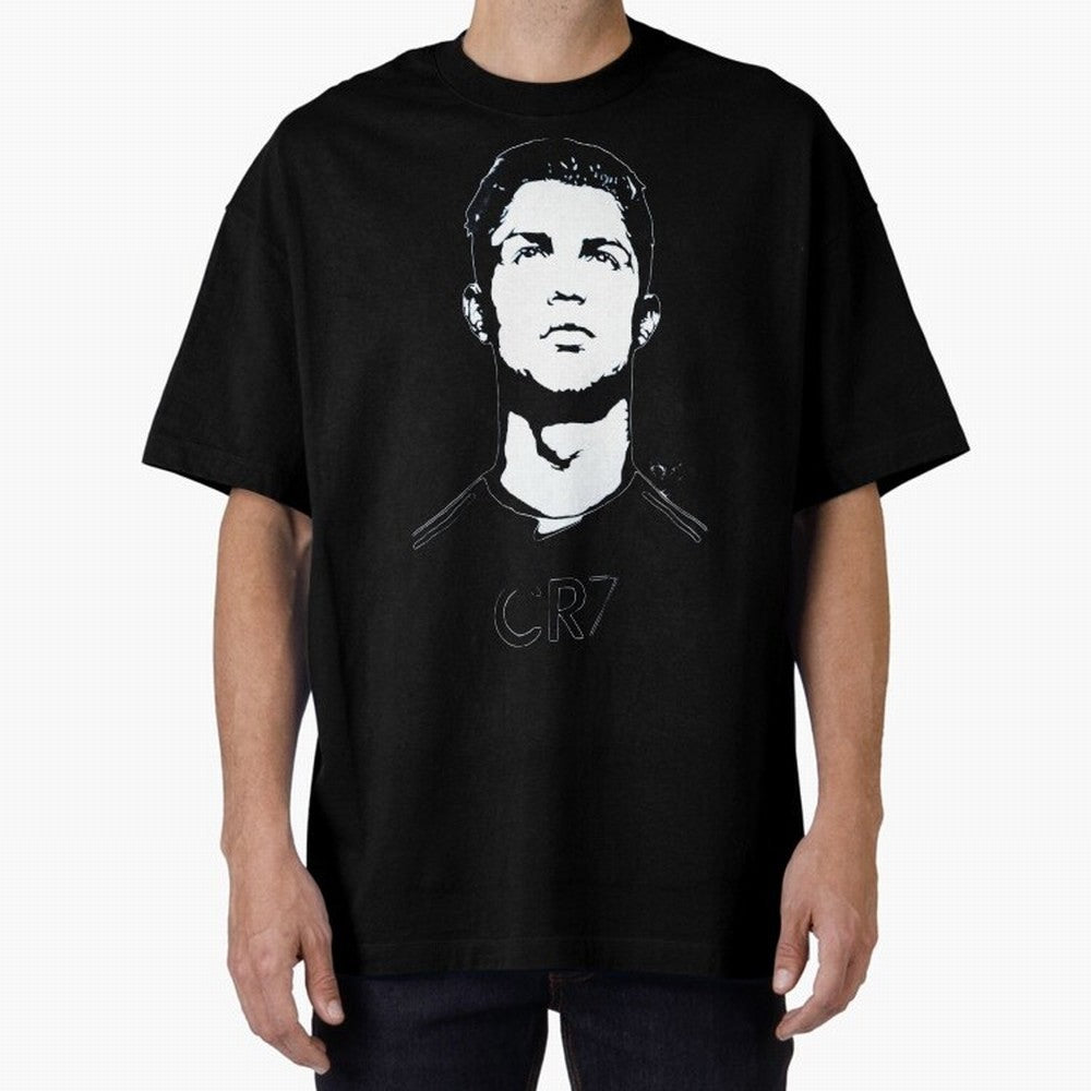 Cristiano Ronaldo Oversized T-Shirt Show Love for Legendary Goals in Match Day Hype around FIFA World Cup 2026, CR7, France and Portugal, Game Day Rituals, Football Legends, Country Pride and the Road to the Final; Made for Collectors Who Enjoy