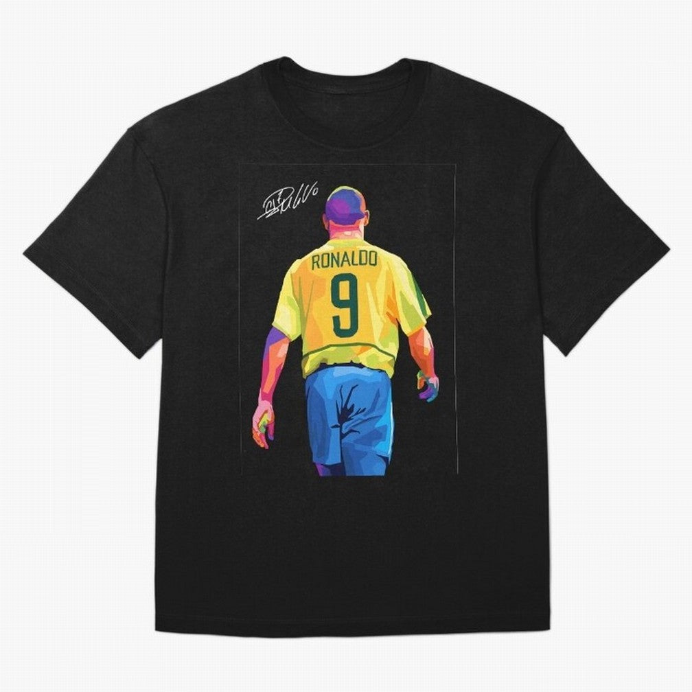 Ronaldo Nazario Oversized T-Shirt Stand Out with Spirit from FIFA World Cup 2026 Group Stage for Fans of CR7 and Messi and Portugal, Spain and Germany, Bringing Retro Football Energy, Iconic Rivalries, Trophy Chase Drama and Stadium Atmosphere;