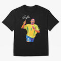 Ronaldo Nazario Pop Art Oversized T-Shirt Keep the Legacy of Match Day Hype around FIFA World Cup 2026 USA Canada Mexico, Messi, CR7 and Mbappe, England, Global Supporter Spirit, Legendary Goals, National Colors and Tournament Celebration; Made for