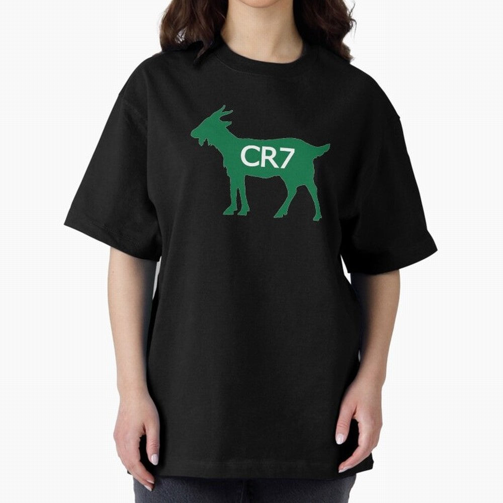 CR7 GOAT Saudi Arabia Oversized T-Shirt Remember FIFA World Cup 2026 USA Canada Mexico Spirit, Centered on England and Germany, Haaland and Mbappe, Champion Mindset, Group Stage Buzz, Knockout Tension and Passionate Fan Culture; Perfect for People