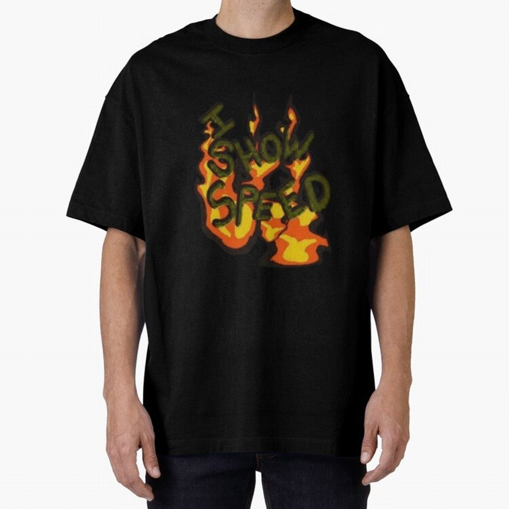 ISHOWSPEED MERCH LOGO 2 Oversized T-Shirt Fuel Your Fan Pride for FIFA World Cup 2026 Group Stage Celebrating Neymar, Haaland and Cristiano Ronaldo, Netherlands Energy, Match Day Excitement, Supporter Culture, Golden Goals and Global Football