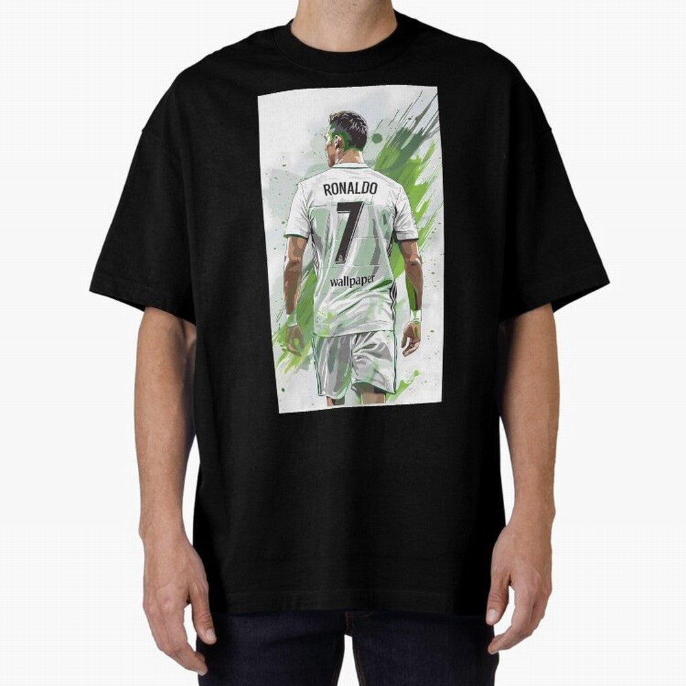 Ronaldo Oversized T-Shirt Create FIFA World Cup 2026 Group Stage Spirit, Made for Spain and Netherlands, Cristiano Ronaldo, Match Day Excitement, Supporter Culture, Golden Goals and Global Football Passion; Ideal for Football Dads, Football Moms,