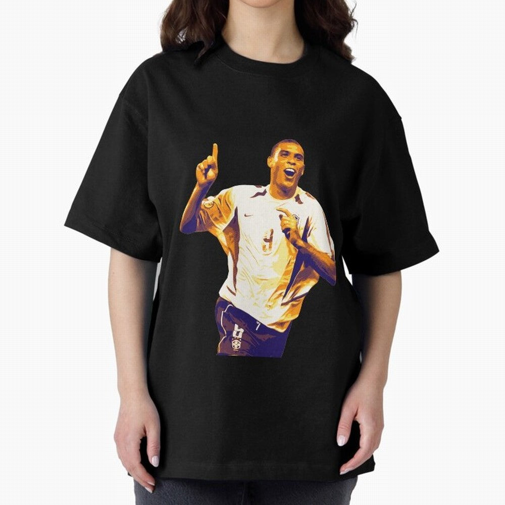 Ronaldo Naz¨¢rio brazil team Oversized T-Shirt Wear the Spirit of FIFA World Cup 2026 Spirit, Inspired by Netherlands, CR7, Goal Celebration Energy, Supporter Heritage, Football Icons and Worldwide Tournament Joy; Made for Collectors Who Enjoy