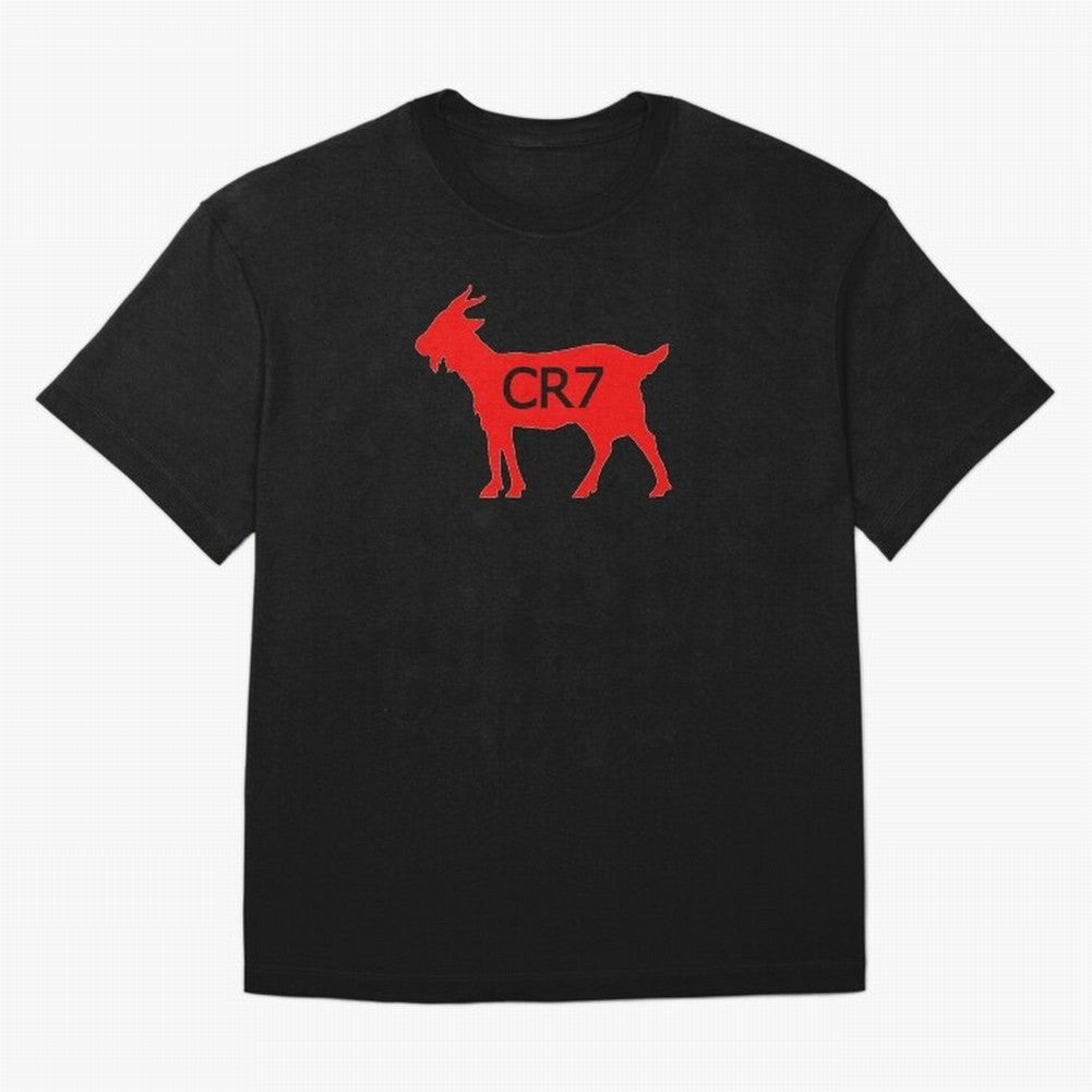 CR7 GOAT Red Oversized T-Shirt Discover FIFA World Cup 2026 Spirit, Made for Spain and Netherlands, Messi and Cristiano Ronaldo, Stadium Chants, National Pride, Trophy Dreams and Unforgettable Football Memories; Built for Supporters Chasing Trophy