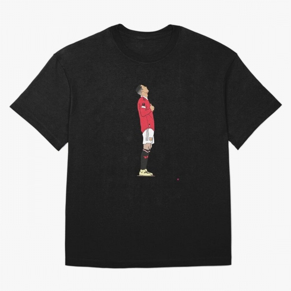 Ronaldo Pose Oversized T-Shirt Join FIFA World Cup 2026 Group Stage Spirit, Driven by Portugal, Spain and Germany, Mbappe, Stadium Memories, Football Loyalty, International Chants and Championship Tradition; Made for Die Hard Supporters, Soccer