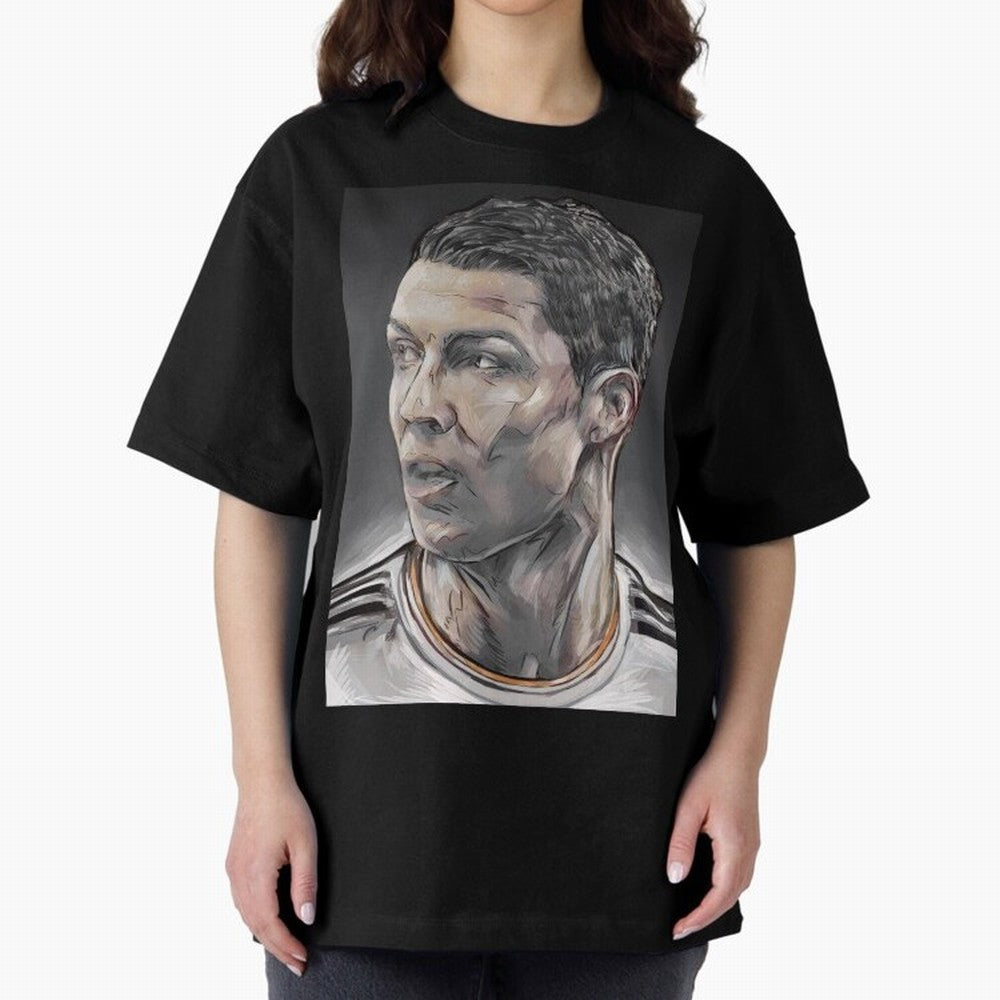 Cristiano Ronaldo Oversized T-Shirt Fuel FIFA World Cup 2026 for Fans of Neymar and Spain and Netherlands, Bringing Stadium Chants, National Pride, Trophy Dreams and Unforgettable Football Memories; Perfect for Fans, Collectors, Family Gatherings,