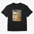 Cristiano Ronaldo Oversized T-Shirt Represent Football Lovers during FIFA World Cup 2026 USA Canada Mexico for Fans of Haaland and Brazil, Bringing Global Supporter Spirit, Legendary Goals, National Colors and Tournament Celebration; Great for