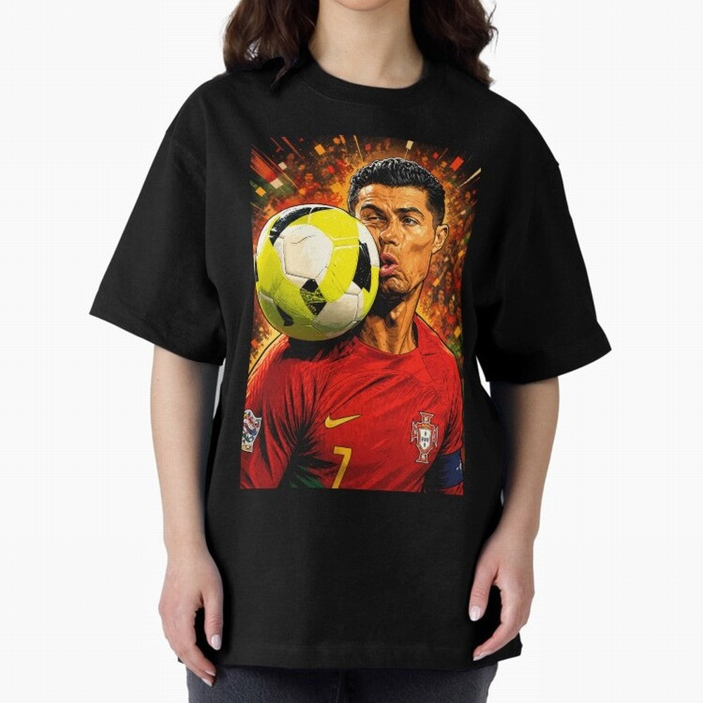 Legendary shot Oversized T-Shirt Capture FIFA World Cup 2026 for Fans of Messi, Neymar and Mbappe and Netherlands, Bringing Soccer Culture, Superstar Moments, National Team Dreams and Competitive Fire; Ideal for Fans Who Follow Messi, Cristiano