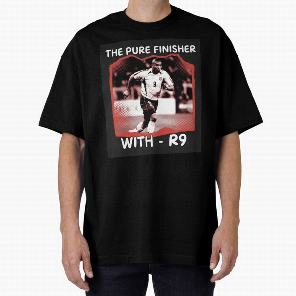 Ronaldo R9 The Pure Finisher Vintage Oversized T-Shirt Bring Home the FIFA World Cup 2026 Group Stage Journey through Haaland Highlights, England Pride, Retro Football Energy, Iconic Rivalries, Trophy Chase Drama and Stadium Atmosphere; Built for