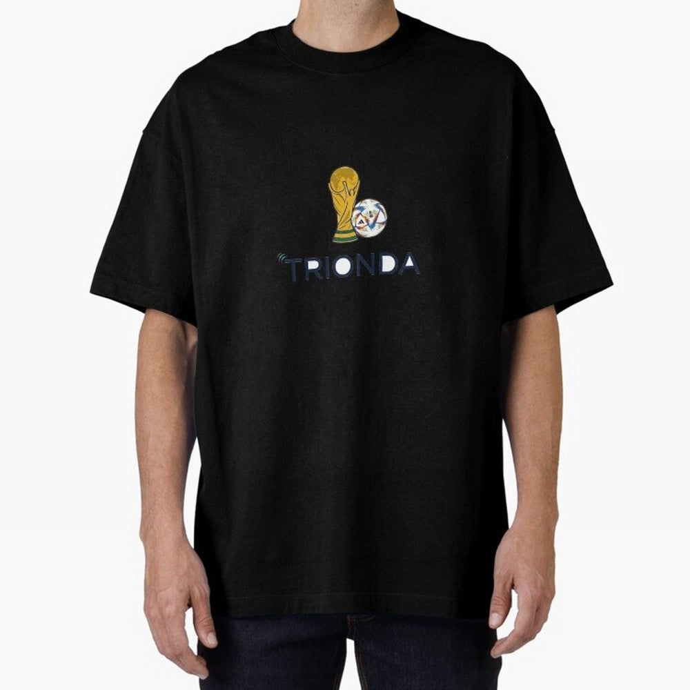 FIFA 2026 Oversized T-Shirt Bring a Vintage Feel to FIFA World Cup 2026 for Fans of Neymar, Haaland and Cristiano Ronaldo and Spain, Bringing Stadium Chants, National Pride, Trophy Dreams and Unforgettable Football Memories; Perfect for People Who