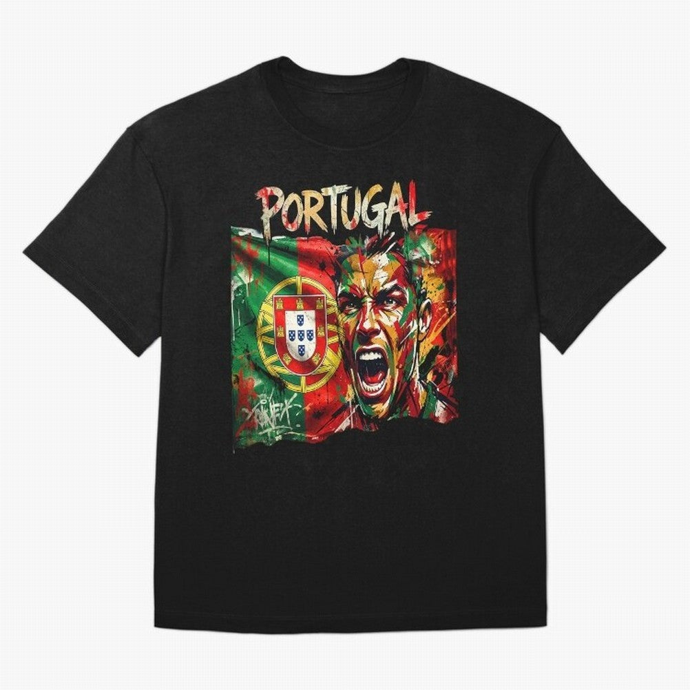PORTUGAL FOOTBALL TEAM Oversized T-Shirt Feel International Energy from FIFA World Cup 2026 USA Canada Mexico Inspired by Messi, Germany Energy, Soccer Culture, Superstar Moments, National Team Dreams and Competitive Fire; Great for Supporters Who