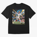Madridistas Oversized T-Shirt Cheer through Every Moment of FIFA World Cup 2026 Group Stage with Messi and Cristiano Ronaldo, Argentina Energy, Goal Celebration Energy, Supporter Heritage, Football Icons and Worldwide Tournament Joy; Great for
