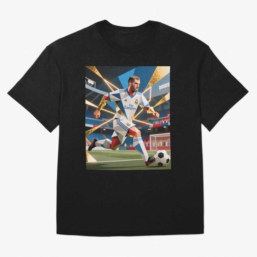 Madridistas Oversized T-Shirt Cheer through Every Moment of FIFA World Cup 2026 Group Stage with Messi and Cristiano Ronaldo, Argentina Energy, Goal Celebration Energy, Supporter Heritage, Football Icons and Worldwide Tournament Joy; Great for