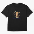 FIFA World Cup 2026 Oversized T-Shirt Bring Match Day Fire to FIFA World Cup 2026 Group Stage Spirit, Highlighting England and Germany, Messi and Cristiano Ronaldo, Retro Football Energy, Iconic Rivalries, Trophy Chase Drama and Stadium Atmosphere;