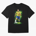 R9 Ronaldo Football Legend Oversized T-Shirt Celebrate Unforgettable Nights in FIFA World Cup 2026 Spirit, Built around Argentina and Brazil, Neymar, Haaland and Cristiano Ronaldo, Tournament Hype, Historic Matchups, Family Viewing Parties and