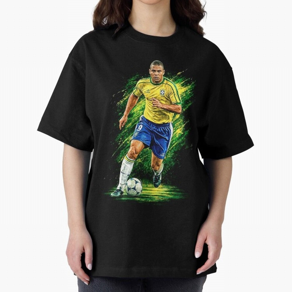 R9 Ronaldo Football Legend Oversized T-Shirt Celebrate Unforgettable Nights in FIFA World Cup 2026 Spirit, Built around Argentina and Brazil, Neymar, Haaland and Cristiano Ronaldo, Tournament Hype, Historic Matchups, Family Viewing Parties and