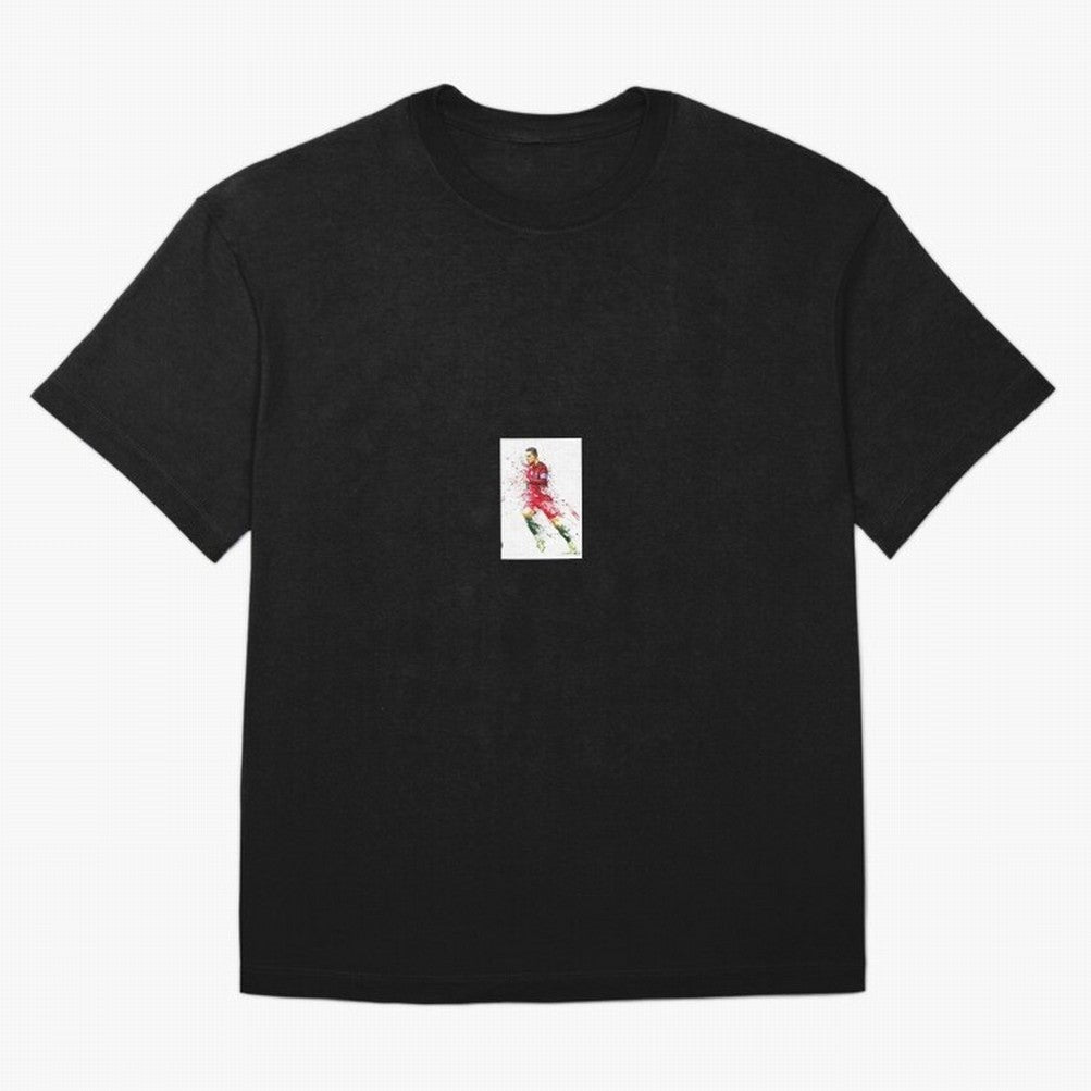 Ronaldo sticker Oversized T-Shirt Bring Match Day Fire to Global Football Passion for FIFA World Cup 2026 Group Stage, Featuring Haaland and Mbappe, Spain, Soccer Culture, Superstar Moments, National Team Dreams and Competitive Fire; Built for