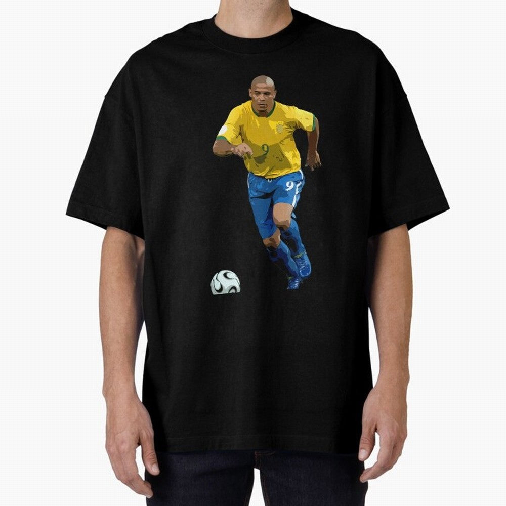 Ronaldo Nazario Oversized T-Shirt Show Match Day Excitement for FIFA World Cup 2026 USA Canada Mexico Spirit, Centered on Spain and Netherlands, Mbappe and Neymar, Classic Soccer Heritage, Championship Pressure, Fan Loyalty and International Pride;