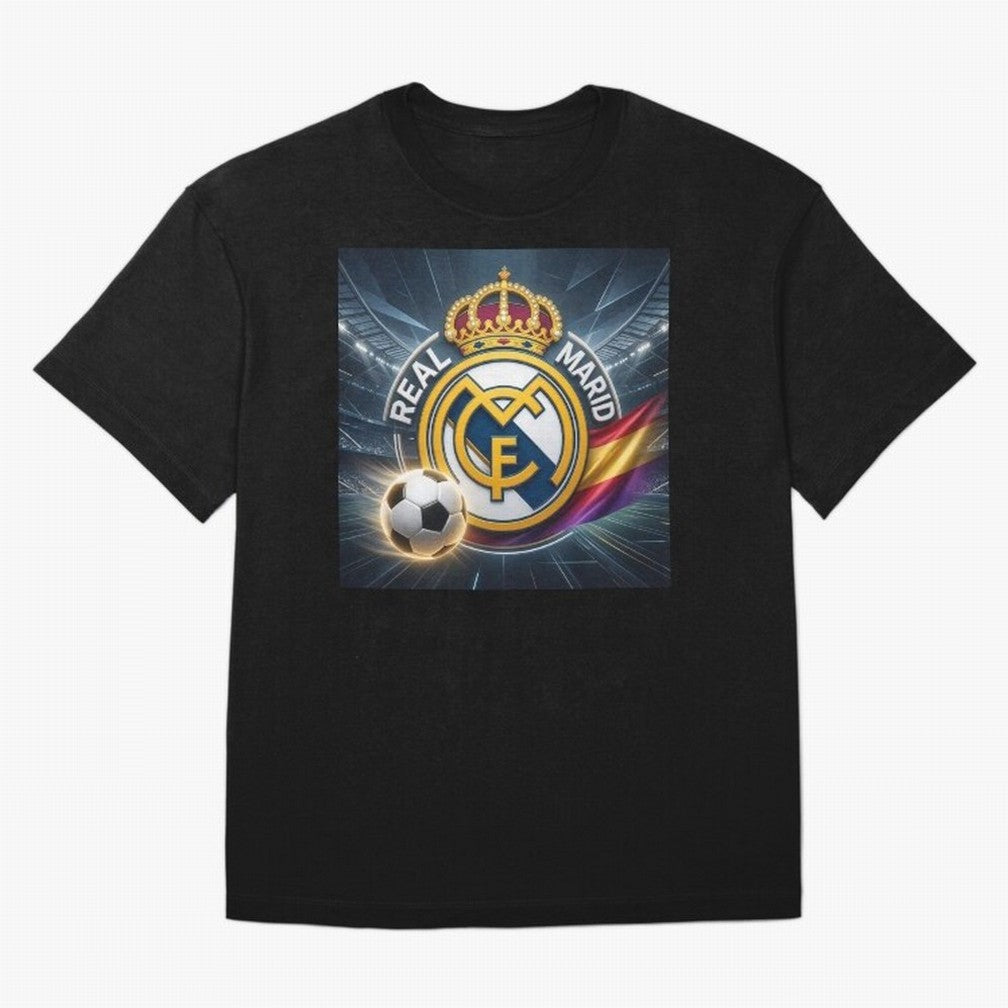Real Madrid's ball Oversized T-Shirt Celebrate Unforgettable Nights in Match Day Hype around FIFA World Cup 2026 USA Canada Mexico, Cristiano Ronaldo, Haaland and CR7, France, Football Festival Excitement, Trophy Ambitions, Country Rivalries and