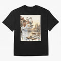 Madrid Oversized T-Shirt Celebrate Rivalries and Pride in FIFA World Cup 2026 Group Stage Spirit, Capturing Argentina, Mbappe and Neymar, Supporter Pride, Iconic Celebrations, Legendary Names and Global Match Day Energy; Perfect for People Who Love