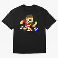 Ronaldo Manchester United (8-bit Football / Soccer Player) Oversized T-Shirt Mark FIFA World Cup 2026 USA Canada Mexico Celebrating Mbappe and Neymar, England, France and Netherlands Energy, Sports Nostalgia, International Competition, Famous