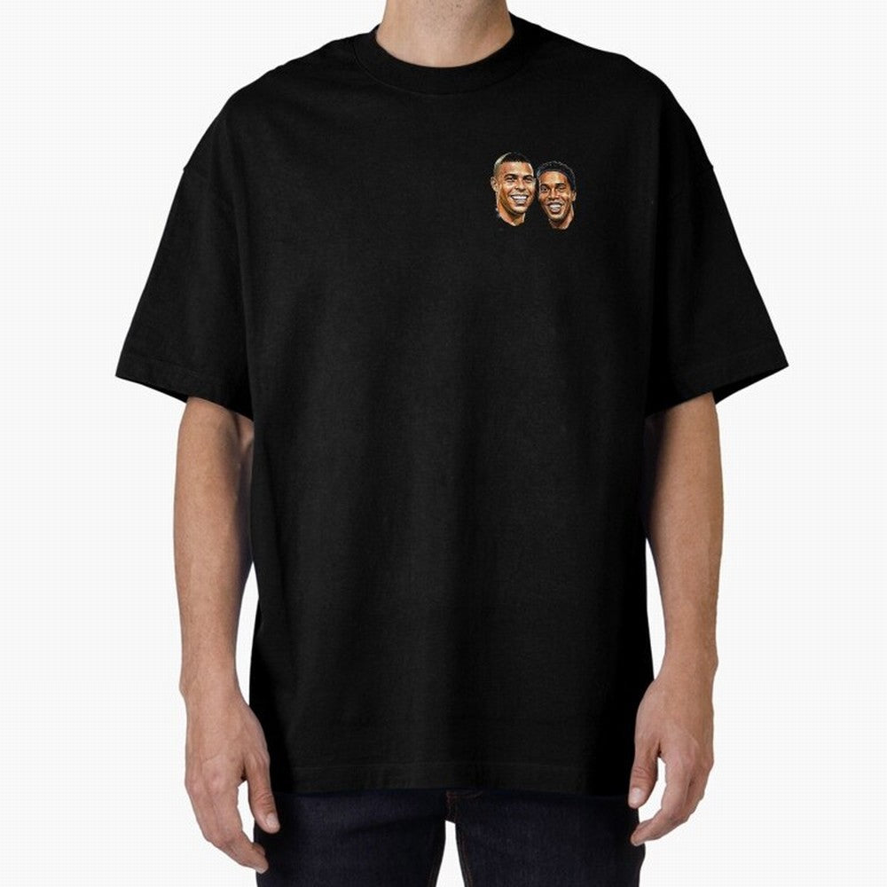 Ronaldo & Ronaldinho: The Legends of Brazil Joga Bonito Oversized T-Shirt Back Your Heroes with Match Day Hype around FIFA World Cup 2026 USA Canada Mexico, CR7, Spain, Match Day Excitement, Supporter Culture, Golden Goals and Global Football