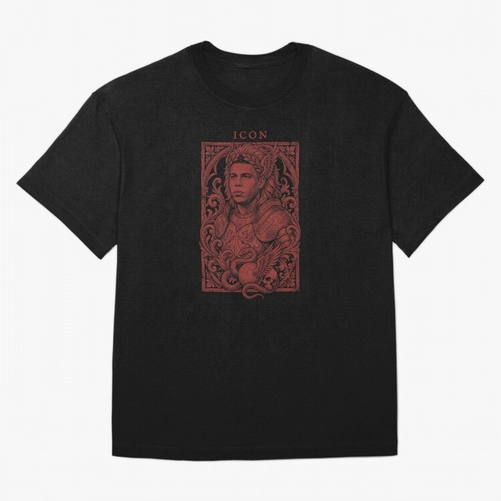 Ronaldo Naz¨¢rio ¡ª The Broken Phenomenon Oversized T-Shirt Showcase FIFA World Cup 2026 for Fans of Haaland and England and Germany, Bringing Championship Spirit, Famous Goals, Roaring Crowds and International Football Unity; Perfect for