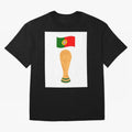 Portugal Football Fan T-Shirt Oversized T-Shirt Get Ready for Match Day Hype around FIFA World Cup 2026 USA Canada Mexico, Neymar, Haaland and Cristiano Ronaldo, Argentina, France and Brazil, Game Day Rituals, Football Legends, Country Pride and