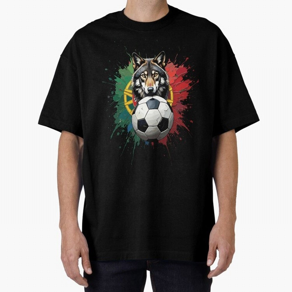 Portugal 2026 Soccer dog - World Cup Football Oversized T-Shirt Bring Legendary Rivalry Energy to Match Day Hype around FIFA World Cup 2026 Group Stage, Messi, England and Germany, Retro Football Energy, Iconic Rivalries, Trophy Chase Drama and
