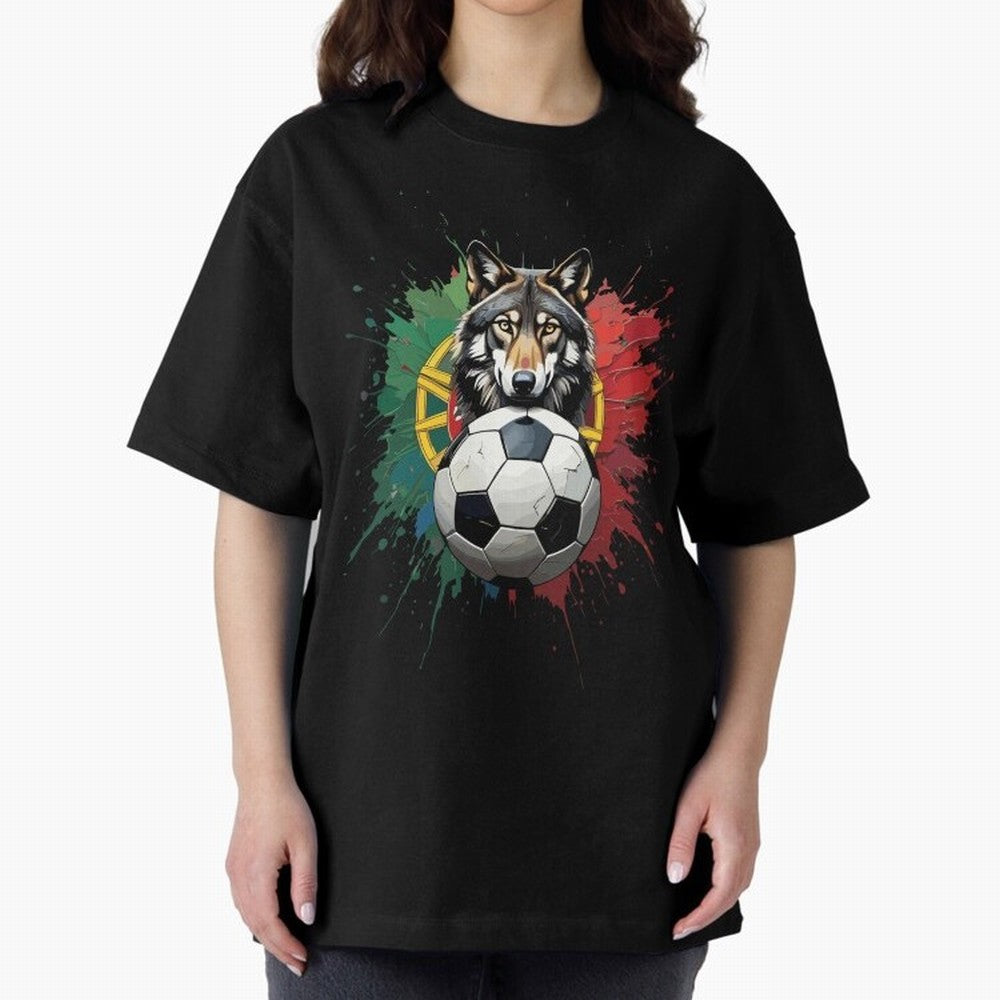 Portugal 2026 Soccer dog - World Cup Football Oversized T-Shirt Bring Legendary Rivalry Energy to Match Day Hype around FIFA World Cup 2026 Group Stage, Messi, England and Germany, Retro Football Energy, Iconic Rivalries, Trophy Chase Drama and