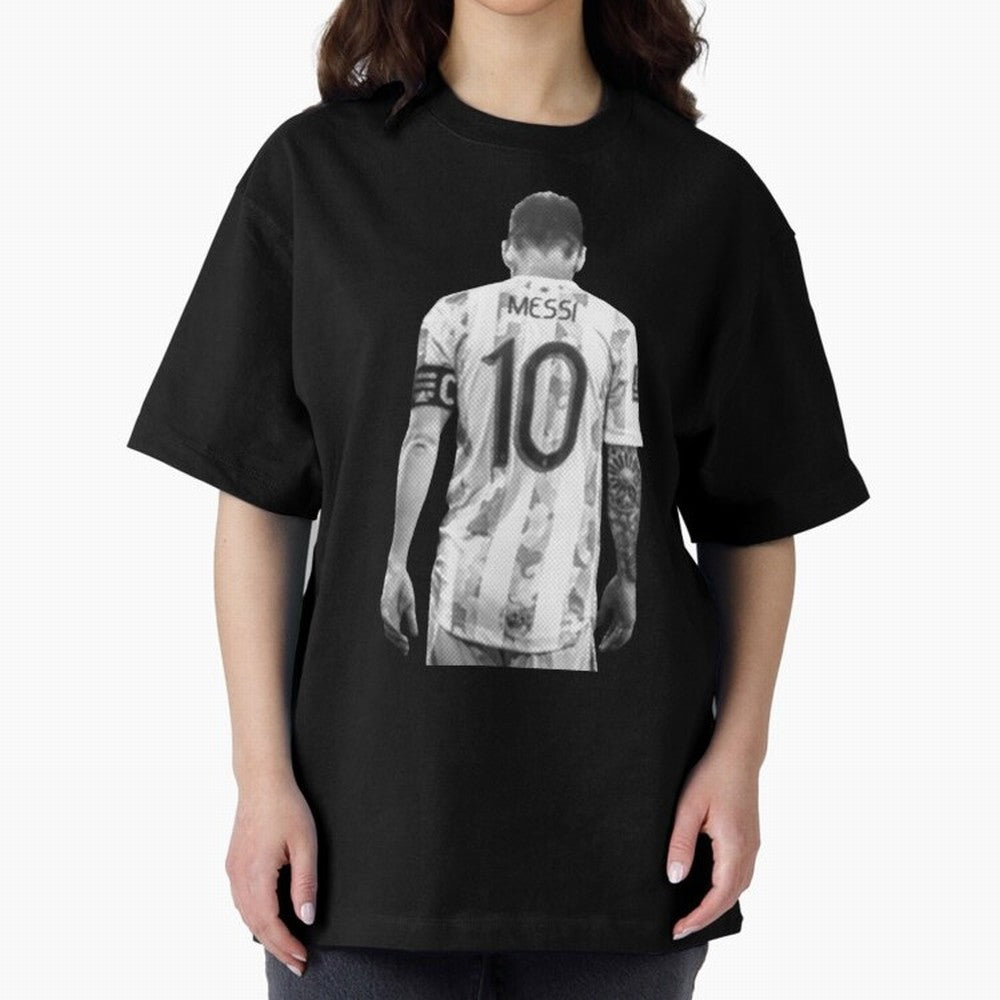 messi Oversized T-Shirt Feel the Trophy Chase of FIFA World Cup 2026 Spirit, Centered on England, France and Netherlands, Cristiano Ronaldo, Supporter Pride, Iconic Celebrations, Legendary Names and Global Match Day Energy; Built for Supporters