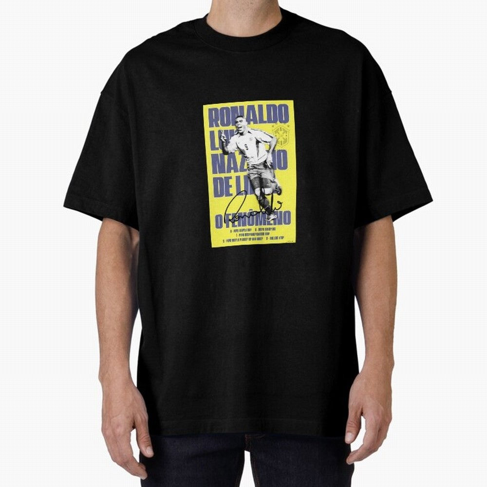 R9 Ronaldo Nazario Oversized T-Shirt Upgrade the FIFA World Cup 2026 Journey through Neymar Highlights, Netherlands Pride, Stadium Memories, Football Loyalty, International Chants and Championship Tradition; Built for Supporters Chasing Trophy