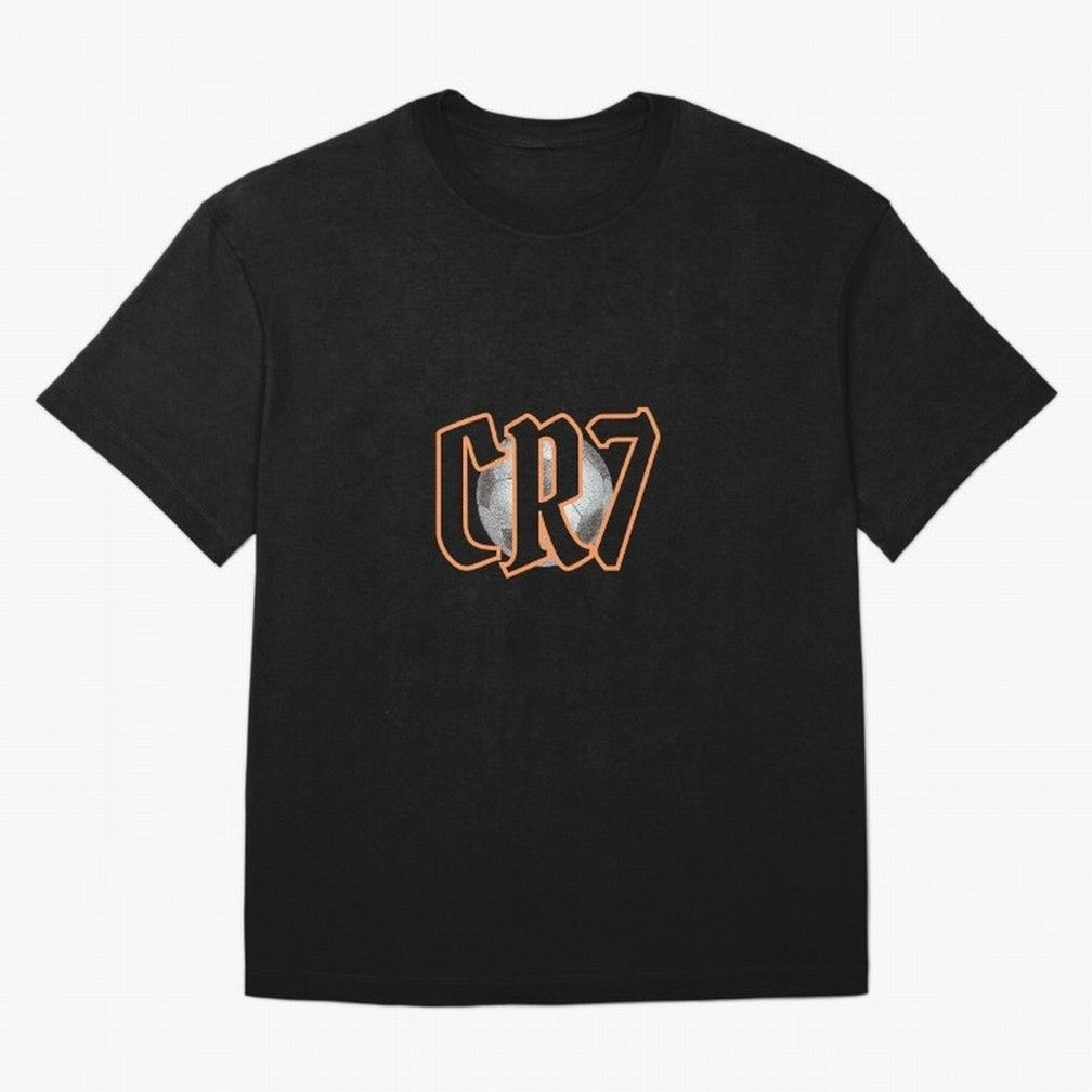 CR7 BLACK Oversized T-Shirt Honor Champions and Dreams in FIFA World Cup 2026 Group Stage Inspired by Messi, Argentina and Brazil Energy, Football History, Final Match Energy, Crowd Noise and Once in a Lifetime Moments; Ideal for Football Dads,