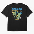 R9 Ronaldo Nazario Retro Brazil Soccer Oversized T-Shirt Join the Countdown to the FIFA World Cup 2026 USA Canada Mexico Journey through Cristiano Ronaldo Highlights, England Pride, Vintage Soccer Flavor, Modern Football Stars, National Flags and
