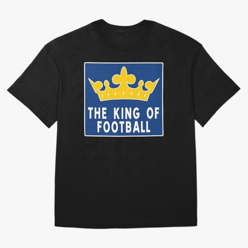 The King of Football Oversized T-Shirt Bring Global Tournament Vibes to Match Day Hype around FIFA World Cup 2026 Group Stage, Cristiano Ronaldo, Haaland and CR7, Argentina, Sports Nostalgia, International Competition, Famous Players and