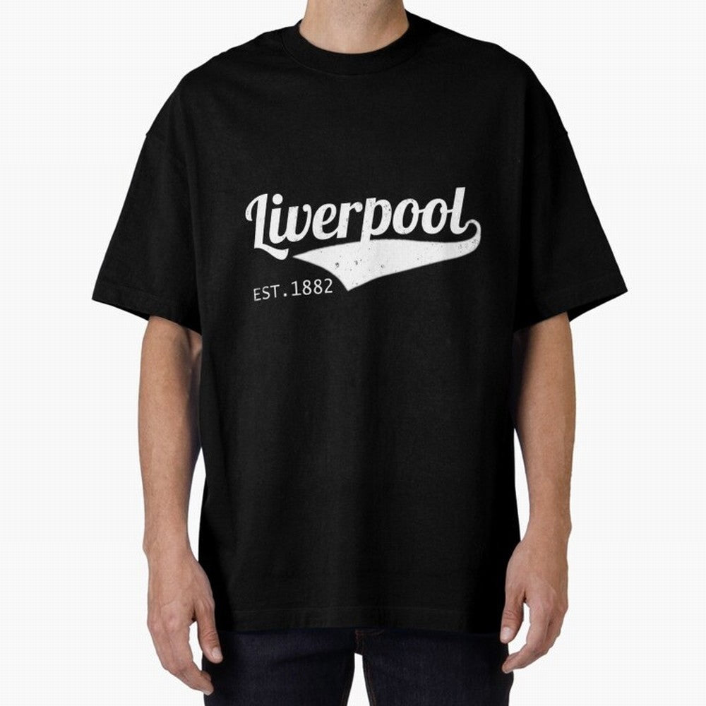 Liverpool Oversized T-Shirt Turn Football Passion into Match Day Hype around FIFA World Cup 2026, Messi, Spain, Football Passion, Legendary Performances, Festival Vibes and Supporter Community; Created for Match Day Parties, Soccer Gifts, Fan