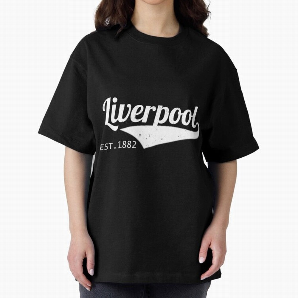 Liverpool Oversized T-Shirt Turn Football Passion into Match Day Hype around FIFA World Cup 2026, Messi, Spain, Football Passion, Legendary Performances, Festival Vibes and Supporter Community; Created for Match Day Parties, Soccer Gifts, Fan