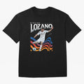 Hirving Lozano San Diego Fc Oversized T-Shirt Join the Global Buzz around FIFA World Cup 2026 USA Canada Mexico Celebrating Messi, CR7 and Mbappe, England and Germany Energy, Vintage Soccer Flavor, Modern Football Stars, National Flags and Final