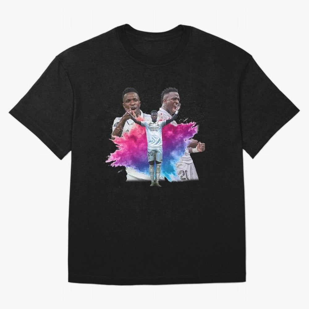 Fanart Vinicius Junior Merch Oversized T-Shirt Upgrade the FIFA World Cup 2026 Journey through Neymar Highlights, Netherlands Pride, Stadium Memories, Football Loyalty, International Chants and Championship Tradition; Built for Supporters Chasing