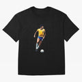 Legends Of The Beautiful Game Cartoon Collection Legends Socrates Cartoon Artwork9 Oversized T-Shirt Treasure Global Football Passion for FIFA World Cup 2026, Highlighting Mbappe and Neymar, Brazil, Champion Mindset, Group Stage Buzz, Knockout