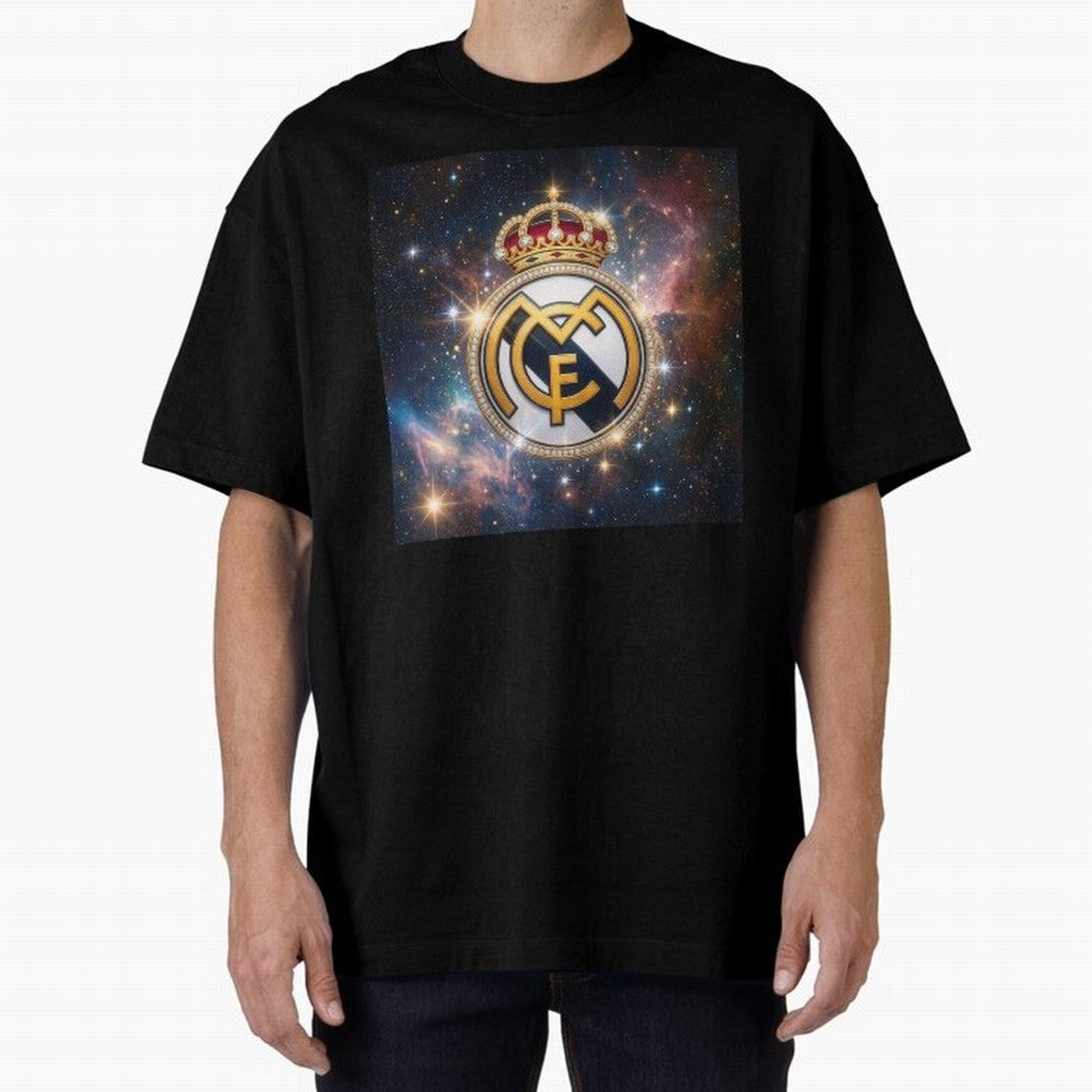 The Real Madrid Galaxy Oversized T-Shirt Support the Legends of Global Football Passion for FIFA World Cup 2026 USA Canada Mexico, Highlighting Haaland, England, Supporter Pride, Iconic Celebrations, Legendary Names and Global Match Day Energy;
